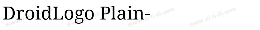 DroidLogo Plain字体转换